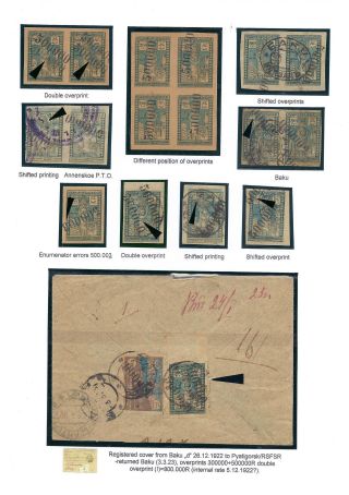 AZERBAIJAN 1919-1923 – sheet 64