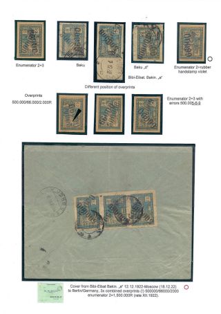 ASERBAIDSCHAN 1919-1923 – Blatt 72