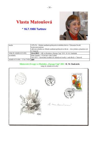 NEW AUTHORS OF CZECH STAMPS – sheet 16