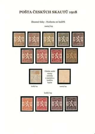 POŠTA ČESKÝCH SKAUTŮ 1918 – list 3