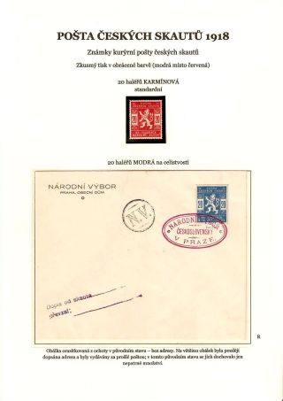 POŠTA ČESKÝCH SKAUTŮ 1918 – list 5