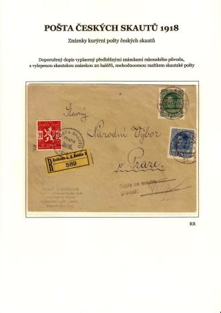POŠTA ČESKÝCH SKAUTŮ 1918 – list 7