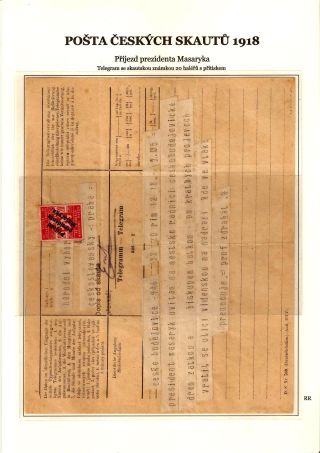POŠTA ČESKÝCH SKAUTŮ 1918 – list 14