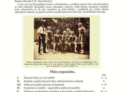 POST VON TSCHECHISCHE PFADFINDER 1918