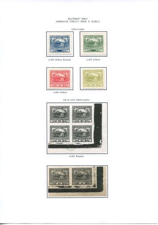 HRADCANY STAMP ISSUE – sheet 2