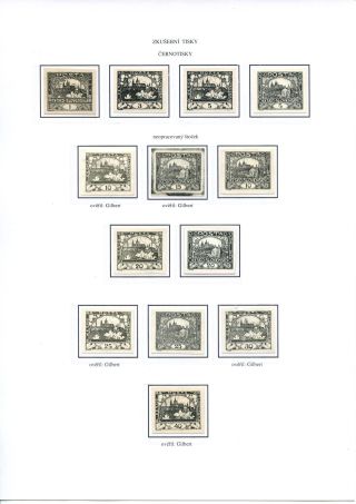 HRADCANY STAMP ISSUE – sheet 4