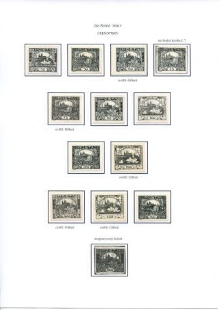 HRADCANY STAMP ISSUE – sheet 5