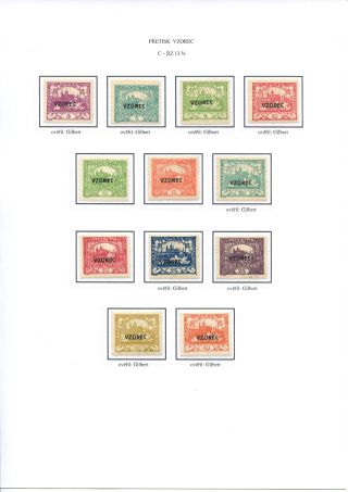 HRADCANY STAMP ISSUE – sheet 10