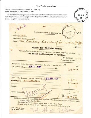 RAZÍTKA CIVILNÍ POŠTY A POŠTOVNÍ ZNAČENÍ V BRITSKÉM JERUZALÉMU 1918-1948 – list 86