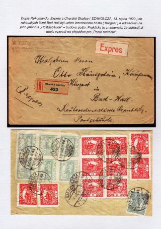 POSTE RESTANTE (focusing on the territory of Czechoslovakia) – sheet 13