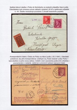 POSTE RESTANTE (zaměřené na území Československa) – list 26