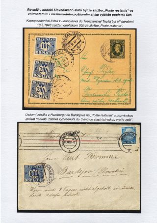 POSTE RESTANTE (zaměřené na území Československa) – list 27