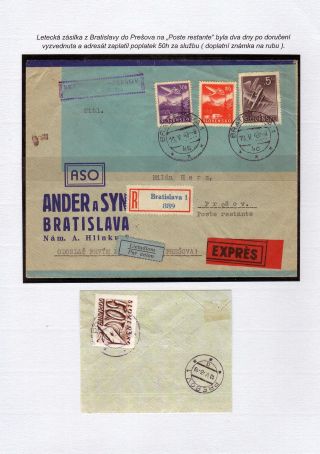 POSTE RESTANTE (zaměřené na území Československa) – list 28