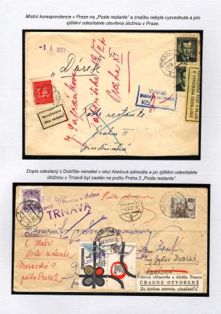 POSTE RESTANTE (zaměřené na území Československa) – list 31
