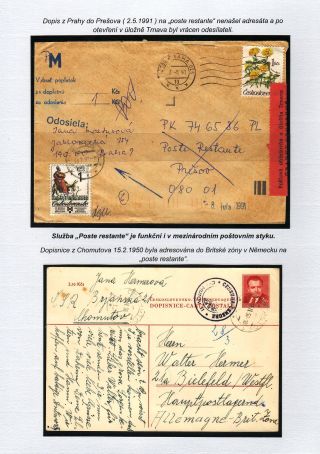 POSTE RESTANTE (zaměřené na území Československa) – list 32