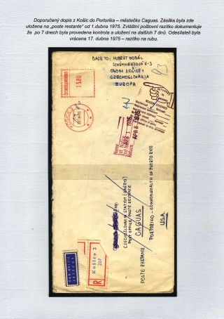 POSTLAGERND (mit Schwerpunkt auf dem Gebiet der Tschechoslowakei) – Blatt 34