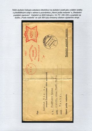 POSTLAGERND (mit Schwerpunkt auf dem Gebiet der Tschechoslowakei) – Blatt 36