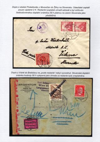 POSTLAGERND (mit Schwerpunkt auf dem Gebiet der Tschechoslowakei) – Blatt 39