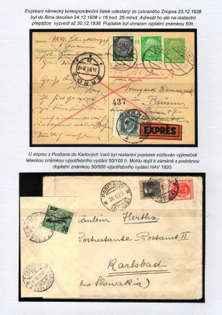 POSTLAGERND (mit Schwerpunkt auf dem Gebiet der Tschechoslowakei) – Blatt 42