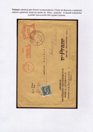 POSTLAGERND (mit Schwerpunkt auf dem Gebiet der Tschechoslowakei) – Blatt 45