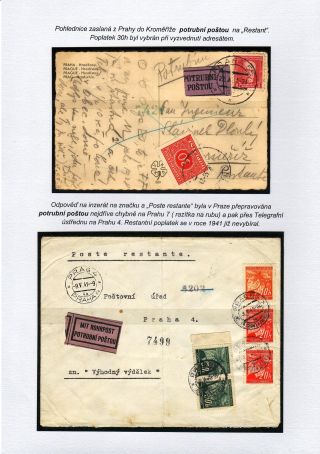 POSTLAGERND (mit Schwerpunkt auf dem Gebiet der Tschechoslowakei) – Blatt 49
