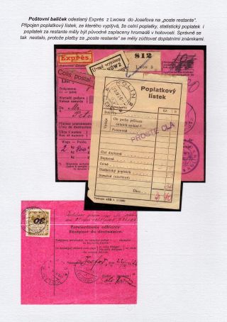 POSTLAGERND (mit Schwerpunkt auf dem Gebiet der Tschechoslowakei) – Blatt 56
