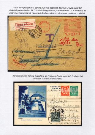 POSTLAGERND (mit Schwerpunkt auf dem Gebiet der Tschechoslowakei) – Blatt 71