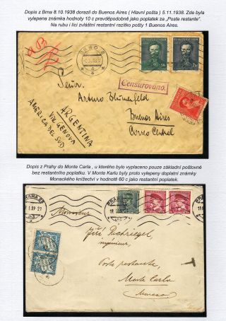 POSTLAGERND (mit Schwerpunkt auf dem Gebiet der Tschechoslowakei) – Blatt 79