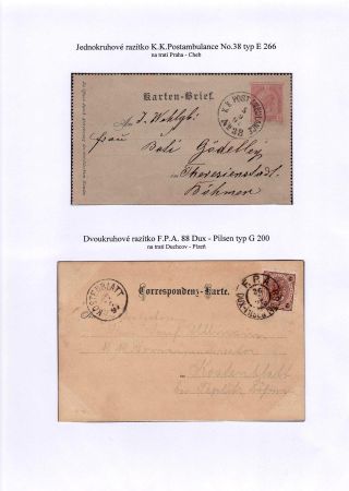 BAHNPOST AUF DEM TERRITORIUM DER TSCHECHOSLOWAKEI BIS 1939 – Blatt 6