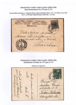 TPOs IN CZECHOSLOVAKIA TILL 1939 – sheet 17