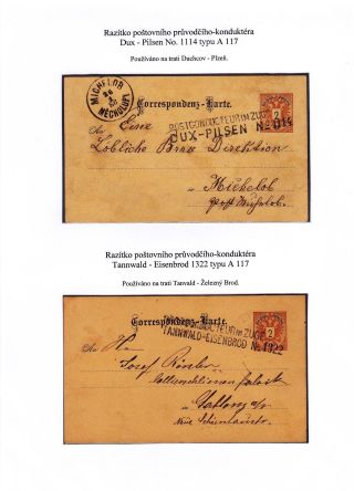 TPOs IN CZECHOSLOVAKIA TILL 1939 – sheet 22