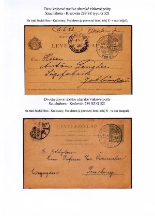 TPOs IN CZECHOSLOVAKIA TILL 1939 – sheet 29