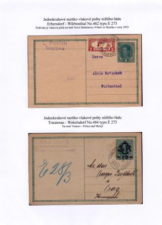 TPOs IN CZECHOSLOVAKIA TILL 1939 – sheet 35