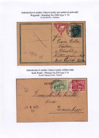TPOs IN CZECHOSLOVAKIA TILL 1939 – sheet 36