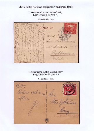 TPOs IN CZECHOSLOVAKIA TILL 1939 – sheet 39