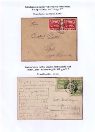 TPOs IN CZECHOSLOVAKIA TILL 1939 – sheet 40