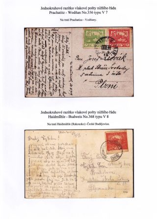 TPOs IN CZECHOSLOVAKIA TILL 1939 – sheet 41