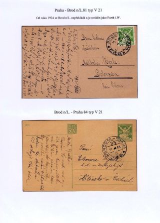 TPOs IN CZECHOSLOVAKIA TILL 1939 – sheet 57