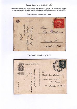 TPOs IN CZECHOSLOVAKIA TILL 1939 – sheet 73