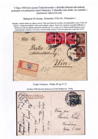 TPOs IN CZECHOSLOVAKIA TILL 1939 – sheet 80