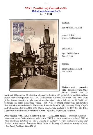 PROCHÁZKA PRAHOU - CM – list 8