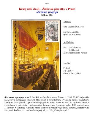 PROCHÁZKA PRAHOU - CM – list 10