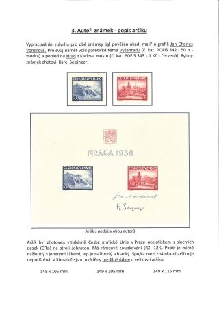 STORY OF THE PRAGA 1938 BLOCK – sheet 4