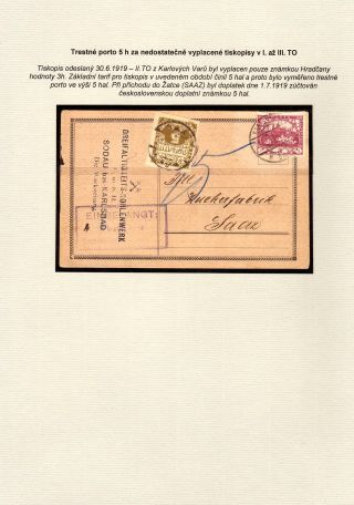 DOPLATNÉ VE VÝŠI 5 HALÉŘŮ – list 3