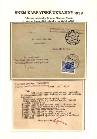 SNĚM KARPATSKÉ UKRAJINY 1939 – list 7