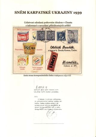 SNĚM KARPATSKÉ UKRAJINY 1939 – list 8