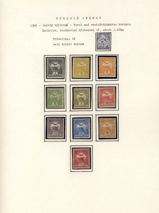 UNGARN 1900-1921, VOM UNGARISCHEN KAISERREICH ZUM KÖNIGREICH UNGARN – Blatt 4