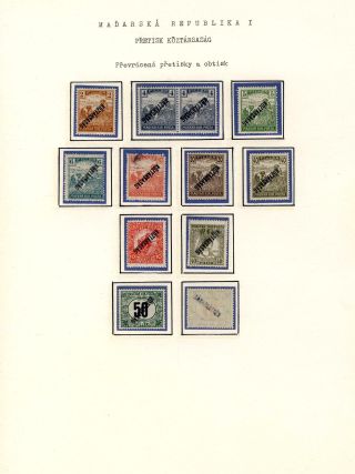 HUNGARY 1900-1921, FROM HUNGARIAN EMPIRE TO THE KINGDOM – sheet 21