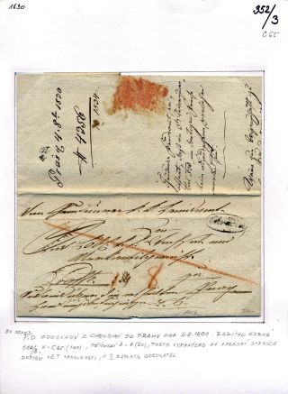 CHRUDIM (postal history) – sheet 19