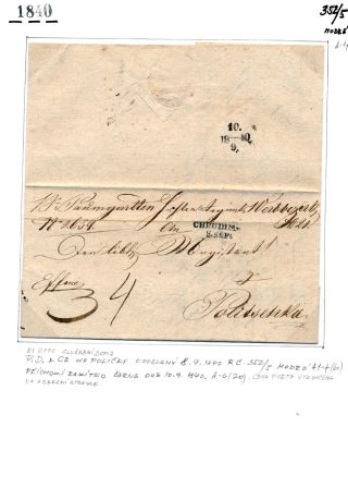 CHRUDIM (postal history) – sheet 36